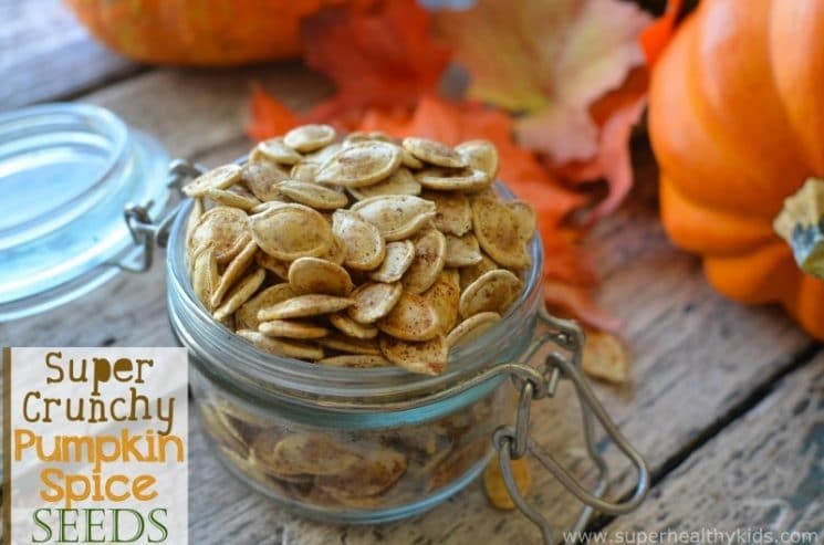 Super Crunchy Pumpkin Spice Seeds. A recipe + Creative uses for your pumpkin seeds